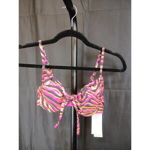 SALT COVE JUNIORS MANE EVENT UNDERWIRE PINK MULTI XS